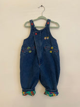 Load image into Gallery viewer, 80s Jean Bourget Denim and Printed Overalls
