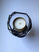 Load image into Gallery viewer, Handmade Stained Glass Candle Holder Trinket Dish

