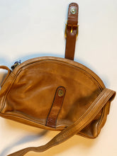 Load image into Gallery viewer, Vintage Brown Flap Over Crossbody Bag
