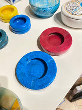 Load image into Gallery viewer, Medium Color Pop Handmade Alabaster Ashtrays
