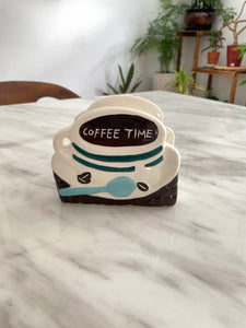 Coffee Time Napkin Holder