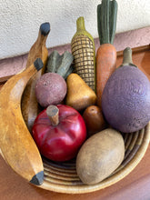 Load image into Gallery viewer, Vintage Set of Wooden Fruits &amp; Veggies

