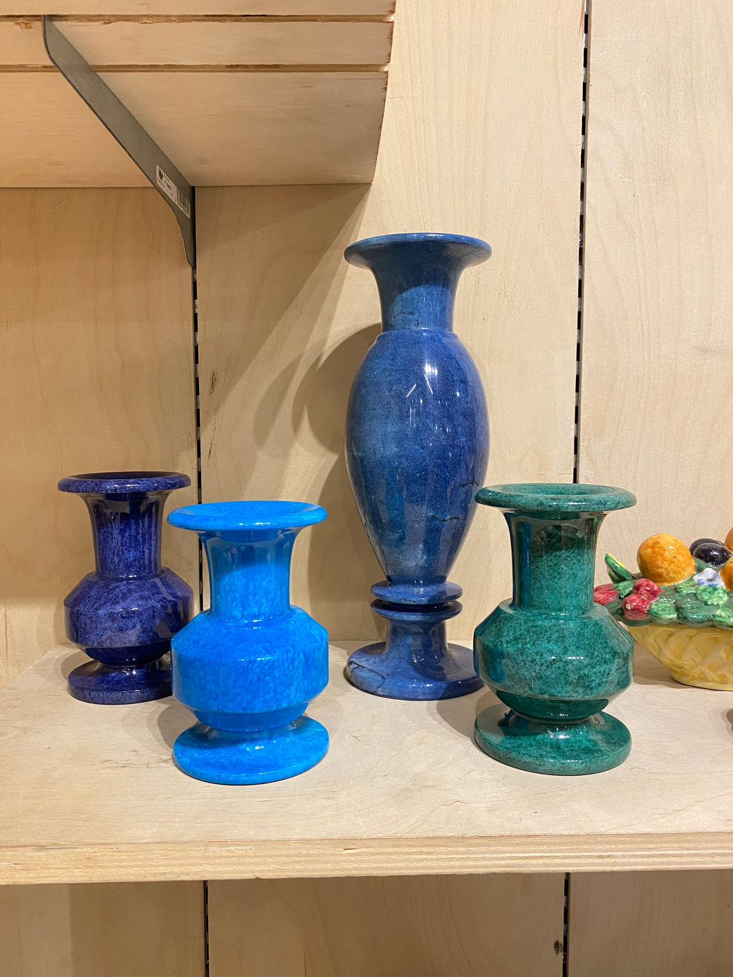 Handmade Color Pop Alabaster Vases