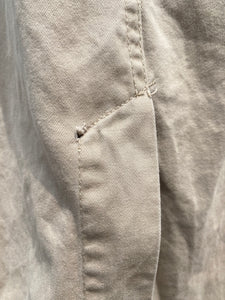 Vintage 90s Bill Blass Sleeveless Khaki Maxi Dress