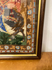 Cool Knight and Castle Embroidered Art