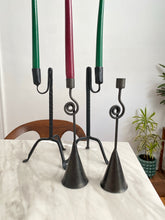 Load image into Gallery viewer, Vintage Wrought Iron Candlestick
