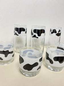 Cow Patterned Glasses