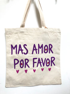 Hand-painted Amor Tote