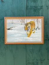 Load image into Gallery viewer, Tiger in Snow Oil Painting
