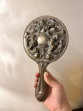 Load image into Gallery viewer, 1905 Victorian Floral Hand Mirror
