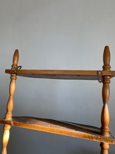 Vintage Spindle Hanging Shelf