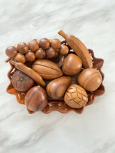 Load image into Gallery viewer, 10 Hand Carved Wooden Fruits &amp; Veggies
