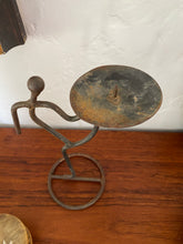 Load image into Gallery viewer, Wrought Iron Person Candleholder
