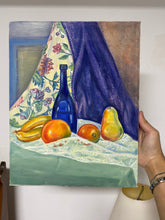 Load image into Gallery viewer, Handpainted Fruit and Bottle Still Life
