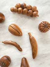 Load image into Gallery viewer, 10 Hand Carved Wooden Fruits &amp; Veggies
