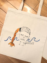 Load image into Gallery viewer, Hand-Painted Zodiac Tote
