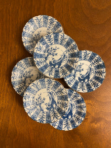 Set of 2 Ceramic Teacup Saucers
