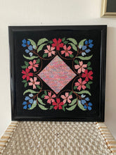 Load image into Gallery viewer, 1993 Floral Needlepoint Art
