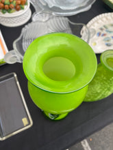 Load image into Gallery viewer, Slime Lime Hand Blown Glass Vase
