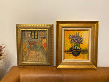 Load image into Gallery viewer, Vintage Framed Van Gogh Room in Arles Print
