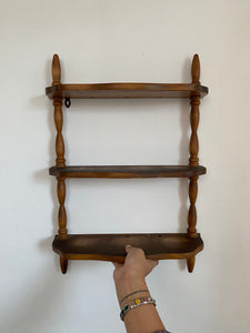 Vintage Spindle Hanging Shelf