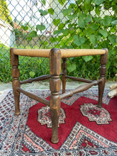 Load image into Gallery viewer, Vintage Rush Wooden Stool
