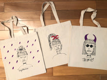 Load image into Gallery viewer, Hand-Painted Zodiac Tote

