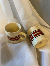 Load image into Gallery viewer, Vintage Marco Polo Brown Striped Mugs
