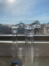 Load image into Gallery viewer, Vintage Mikasa Crystal Roman Column Candlestick Holders
