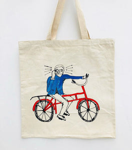Hand-painted Bill Cunningham Tote